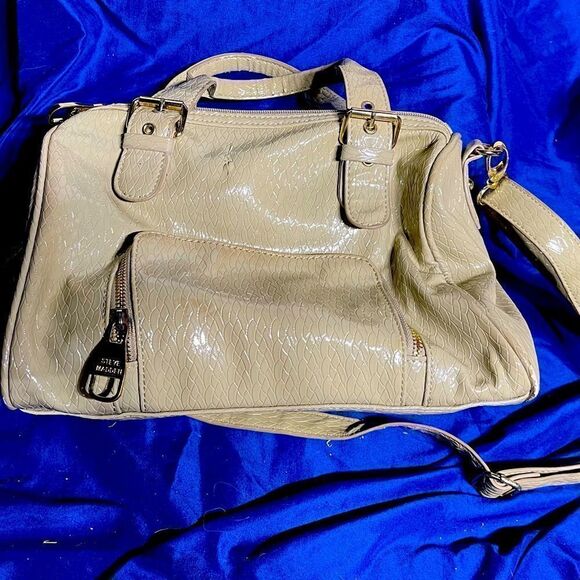 Steve Madden - Beige Reptile Leather - Duffle Purse - Picture 15 of 15